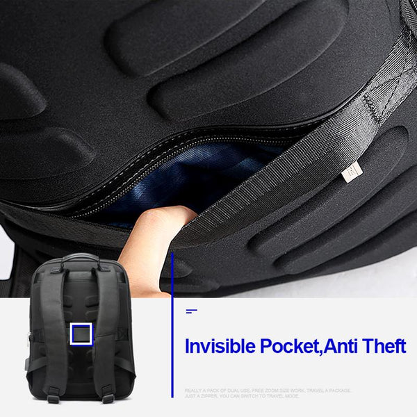 New Traveler Capacity USB External Charge 15.6 Inch Laptop Anti-theft Shoulders Waterproof Backpack