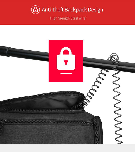 New High Capacity USB Recharging Backpack 180 Degree Travel Bag Fit for 17.3 Inches Laptop New Design Bag