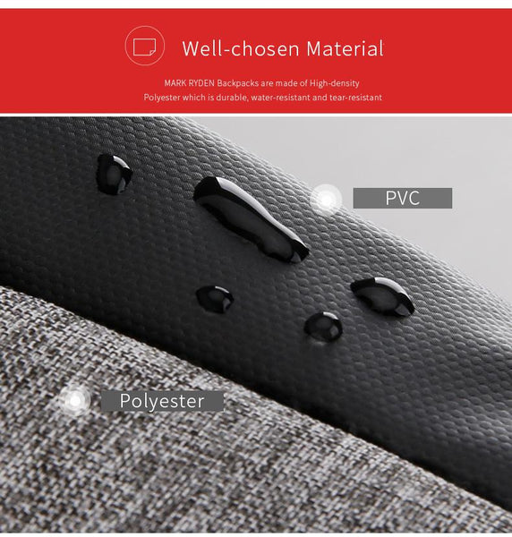 New High Capacity USB Recharging Backpack 180 Degree Travel Bag Fit for 17.3 Inches Laptop New Design Bag