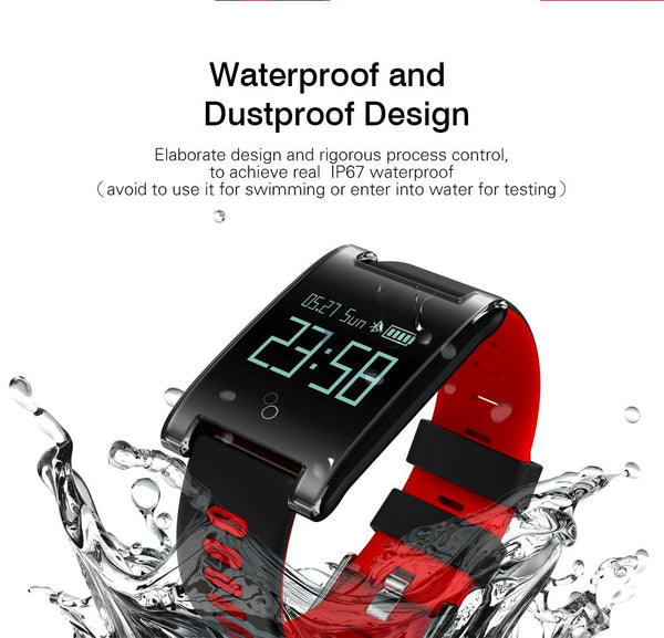 New Heart Rate Smart Watch With Blood Pressure Monitor Fitness Tracker Smartwatch IP67 Waterproof for Apple Android Windows