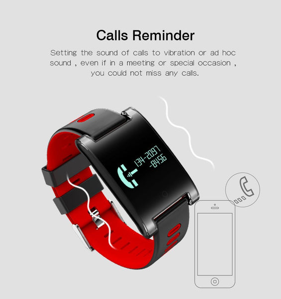 New Heart Rate Smart Watch With Blood Pressure Monitor Fitness Tracker Smartwatch IP67 Waterproof for Apple Android Windows