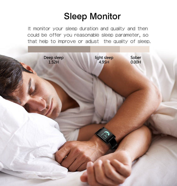 New Heart Rate Smart Watch With Blood Pressure Monitor Fitness Tracker Smartwatch IP67 Waterproof for Apple Android Windows