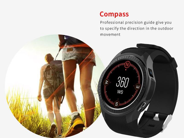 New Pro GPS Sports Smart Watch Bluetooth Smart Band with Heart Rate Monitor Music Player for Android iOS