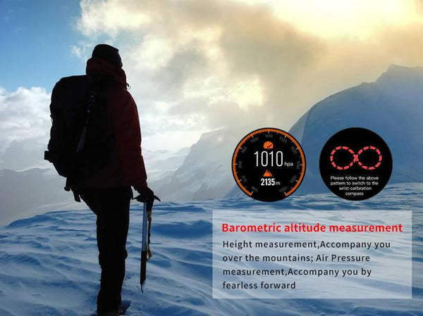 New Pro GPS Sports Smart Watch Bluetooth Smart Band with Heart Rate Monitor Music Player for Android iOS