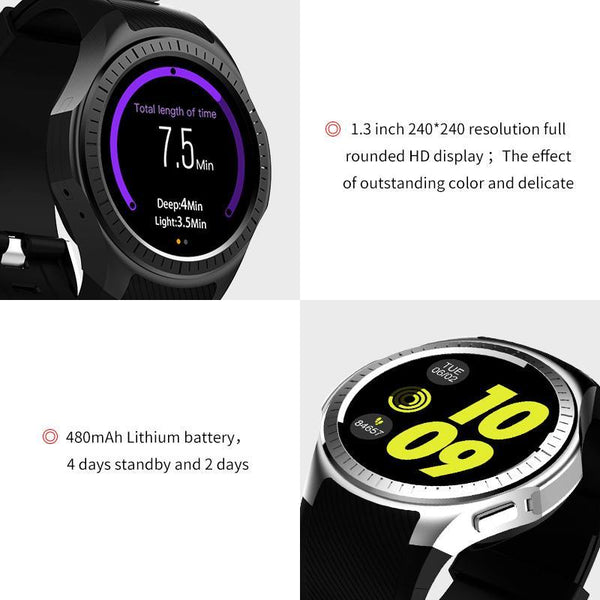New Pro GPS Sports Smart Watch Bluetooth Smart Band with Heart Rate Monitor Music Player for Android iOS