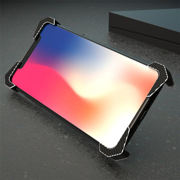 New Luxury Case Frame Aluminum Back Cover Phone Case with Ring Holder for Apple iPhone 11 Pro Max XR XS X 8 Series