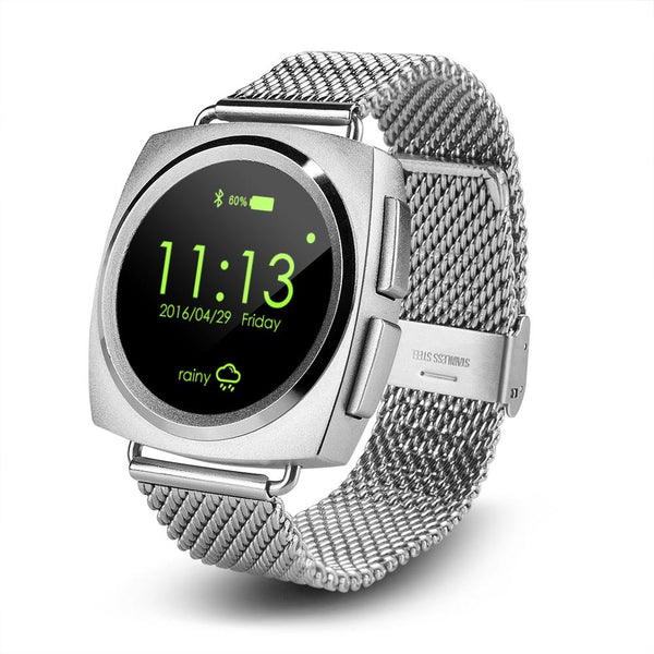 New Gesture Motion Bluetooth Heart Rate Monitor Smart Watch 128MB RAM 64MB ROM with Speaker Microphone