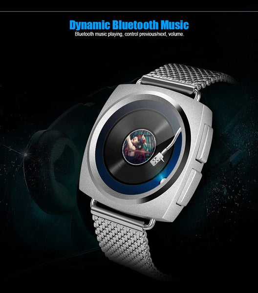 New Gesture Motion Bluetooth Heart Rate Monitor Smart Watch 128MB RAM 64MB ROM with Speaker Microphone