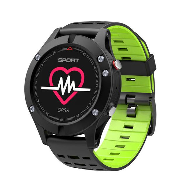 New OLED Real-time Heart Rate Sleep Monitor GPS Multi-Sport Mode Outdoor Altimeter Bluetooth Smart Watch IOS Android