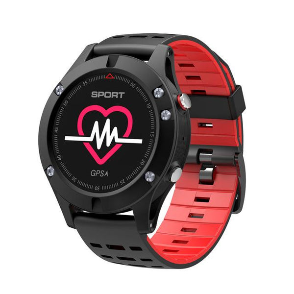 New OLED Real-time Heart Rate Sleep Monitor GPS Multi-Sport Mode Outdoor Altimeter Bluetooth Smart Watch IOS Android