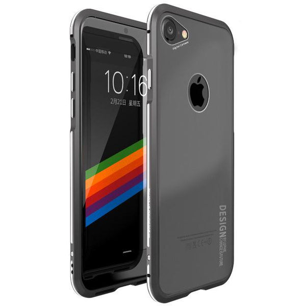 New Luxury Aviation Aluminum Metal PC Cover Bumper Case for iPhone 8 Series