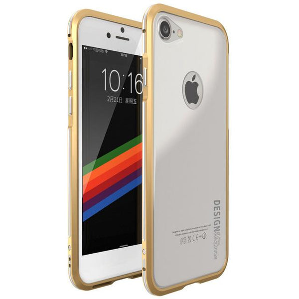 New Luxury Aviation Aluminum Metal PC Cover Bumper Case for iPhone 8 Series