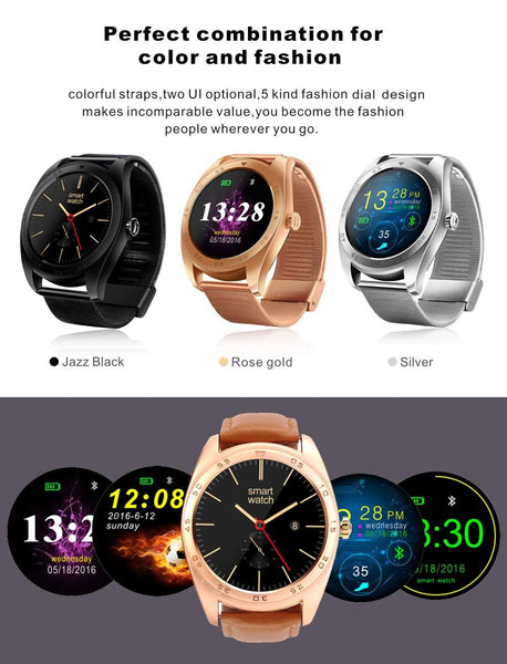 New Smart Watch Bluetooth Gesture Call Message Reminder Heart Rate Monitor Smartwatch For Apple IOS Android Phones