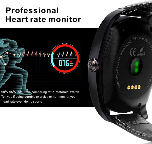 New Smart Watch Bluetooth Gesture Call Message Reminder Heart Rate Monitor Smartwatch For Apple IOS Android Phones