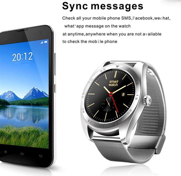 New Smart Watch Bluetooth Gesture Call Message Reminder Heart Rate Monitor Smartwatch For Apple IOS Android Phones