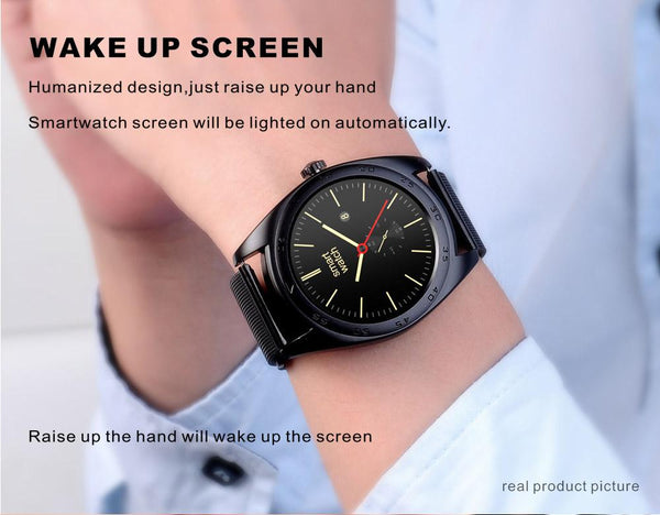 New Smart Watch Bluetooth Gesture Call Message Reminder Heart Rate Monitor Smartwatch For Apple IOS Android Phones
