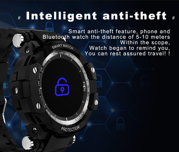 New IP67 Waterproof Long Standby Smart Watch Heart Rate Blood Pressure Outdoor Men Sport Smartwatch
