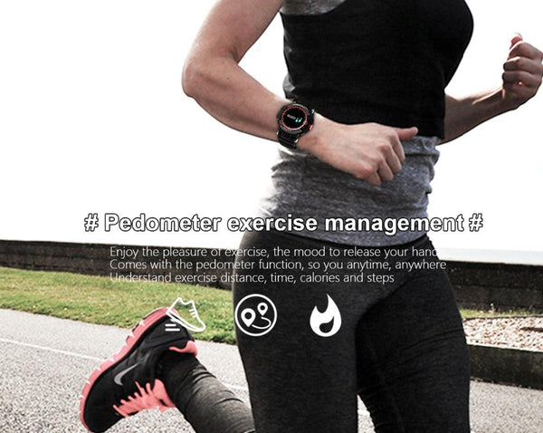 New IP67 Waterproof Long Standby Smart Watch Heart Rate Blood Pressure Outdoor Men Sport Smartwatch
