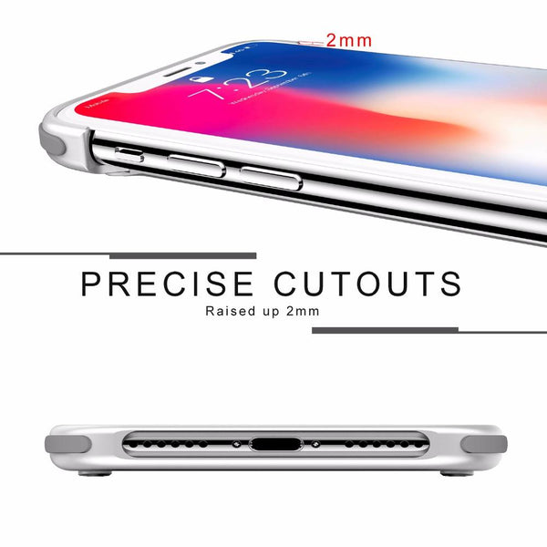 New Dynamic Metal Luxury Ultra Slim Light Protective Shell Case Cover for iPhone X Metal Bumper