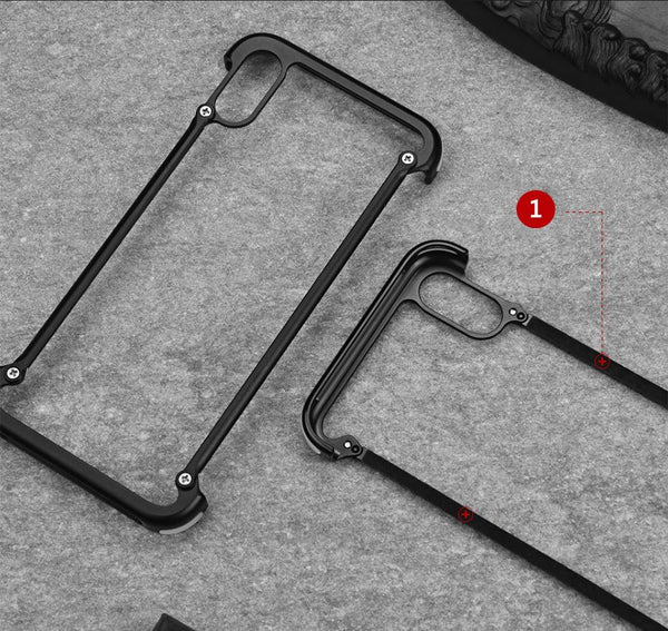New Dynamic Metal Luxury Ultra Slim Light Protective Shell Case Cover for iPhone X Metal Bumper