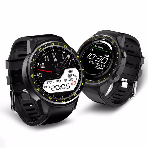 New 1.3 Inch Bluetooth Full Round IPS Touch Screen Smart GPS Sports Watch Phone for IOS Android