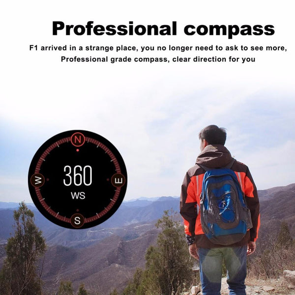 New 1.3 Inch Bluetooth Full Round IPS Touch Screen Smart GPS Sports Watch Phone for IOS Android