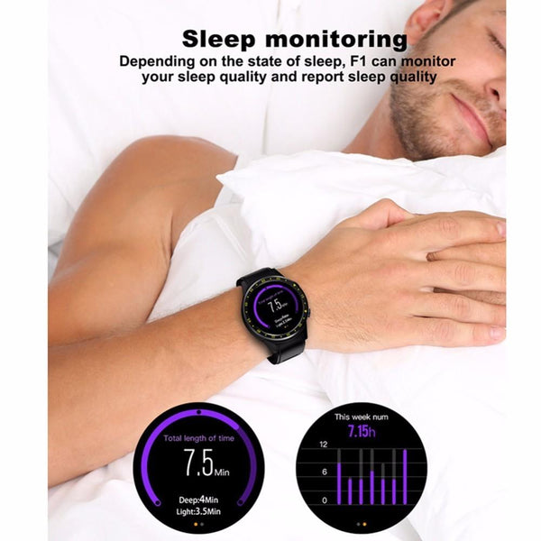 New 1.3 Inch Bluetooth Full Round IPS Touch Screen Smart GPS Sports Watch Phone for IOS Android