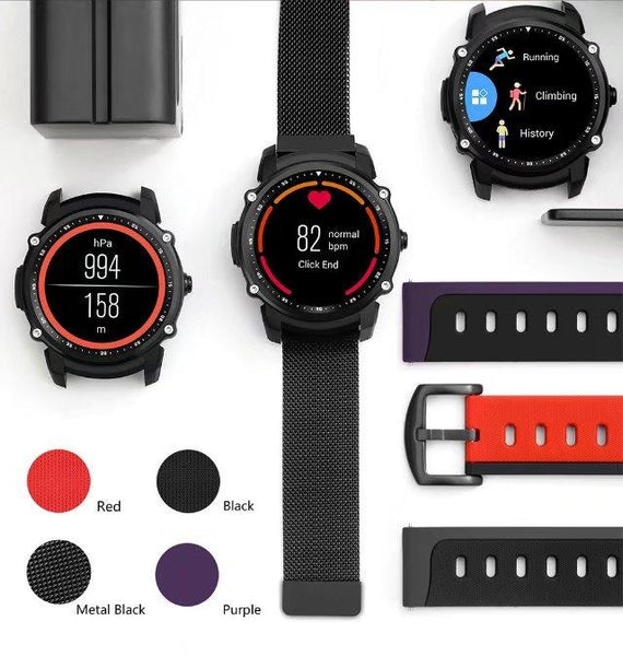 New Super Sport GPS Smart Watch IP68 Waterproof with Bluetooth Heart Rate Fitness Tracker