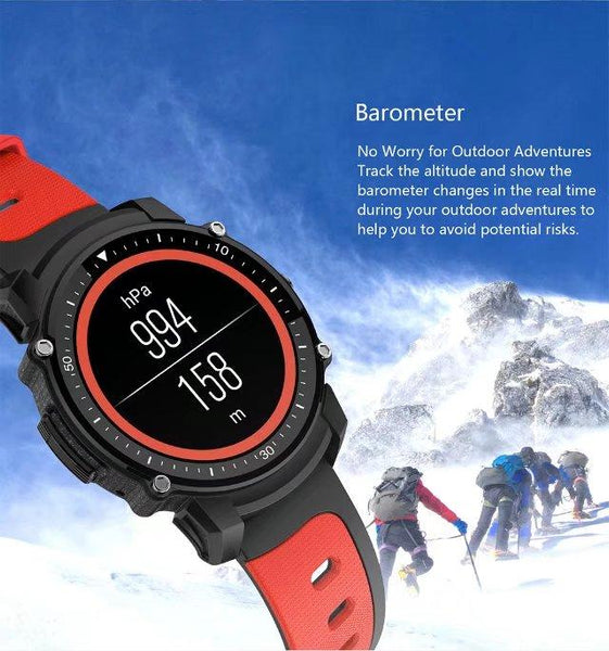 New Super Sport GPS Smart Watch IP68 Waterproof with Bluetooth Heart Rate Fitness Tracker