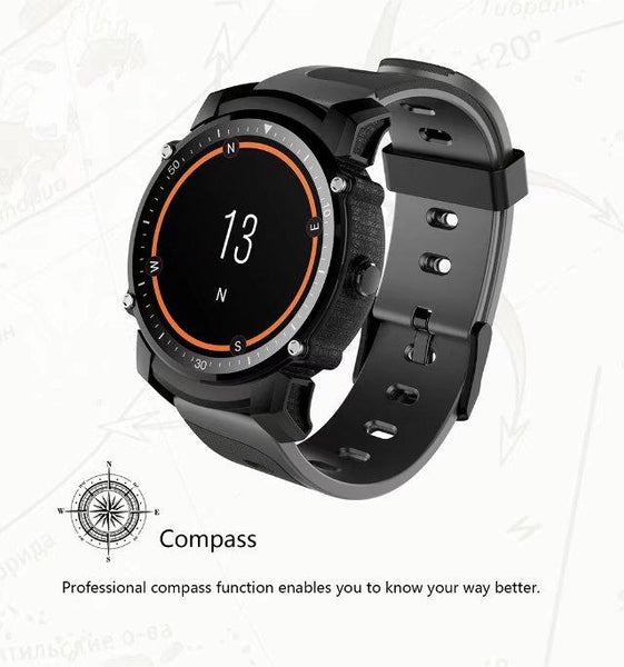 New Super Sport GPS Smart Watch IP68 Waterproof with Bluetooth Heart Rate Fitness Tracker