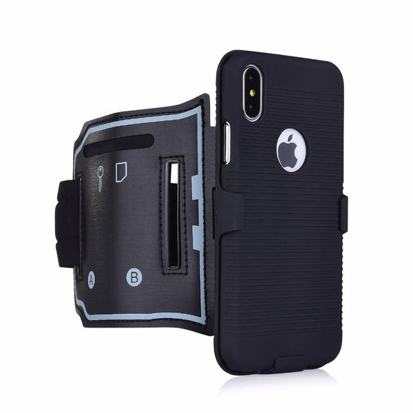New Gym Running Exercise Mobile Phone Case Armband Pouch Arm Band For iPhone Android Windows