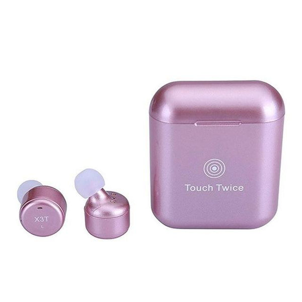 New True Wireless Earbuds TWS Mini Headphone Bluetooth In-Ear Earphone with 600mAH Charger Box for Android IOS Phone