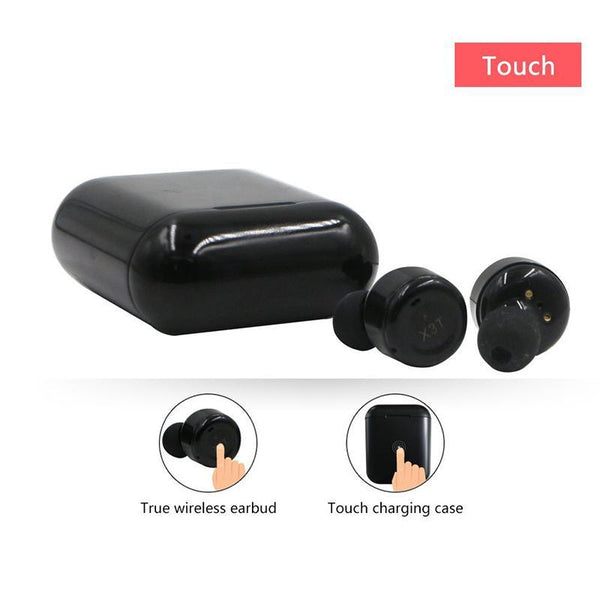 New True Wireless Earbuds TWS Mini Headphone Bluetooth In-Ear Earphone with 600mAH Charger Box for Android IOS Phone