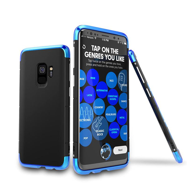 New Luxury Design Shockproof Aluminum Metal + PC Slim Bumper Cover Case iPhone 16 15 14 Pro Max Series
