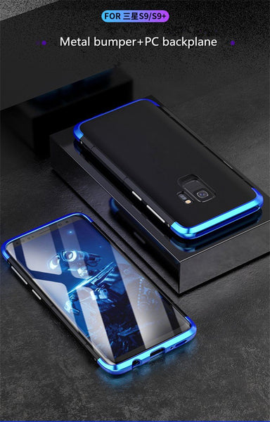 New Luxury Design Shockproof Aluminum Metal + PC Slim Bumper Cover Case iPhone 16 15 14 Pro Max Series