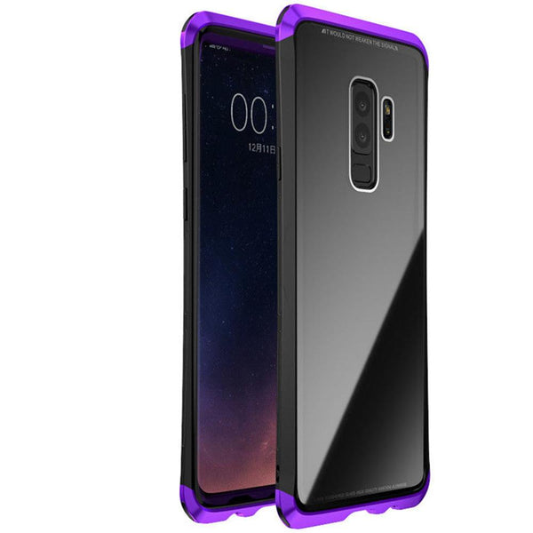 New Ultra Slim Luxury Design Metallic Frame Shell Clear Back Cover Bumper for Samsung Galaxy S9 / S9 Plus / Note 8 / Note 9