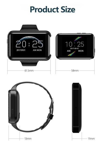 New Smart Mobile Watch with MP3 MP4 Remote Control Sleep Monitor Pedometer Camera GSM SIM Smartwatch for IOS Android Windows