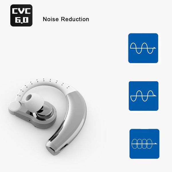 New Wireless Bluetooth Headphones Ear Hooks Earphone with Microphone Ear Headset for Android IOS Windows