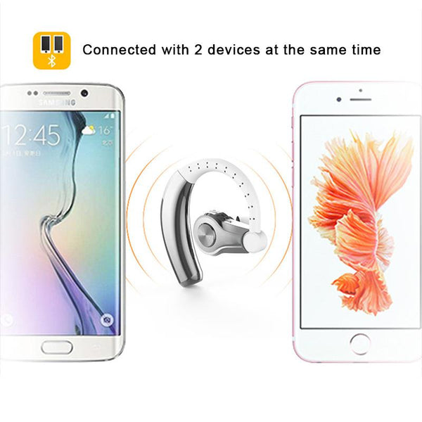 New Wireless Bluetooth Headphones Ear Hooks Earphone with Microphone Ear Headset for Android IOS Windows