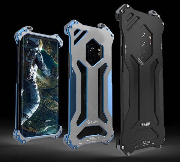 New Luxury Design Metallic Protective Armor Bumper Case for Samsung Galaxy S20 / S10 / Note 10 Series