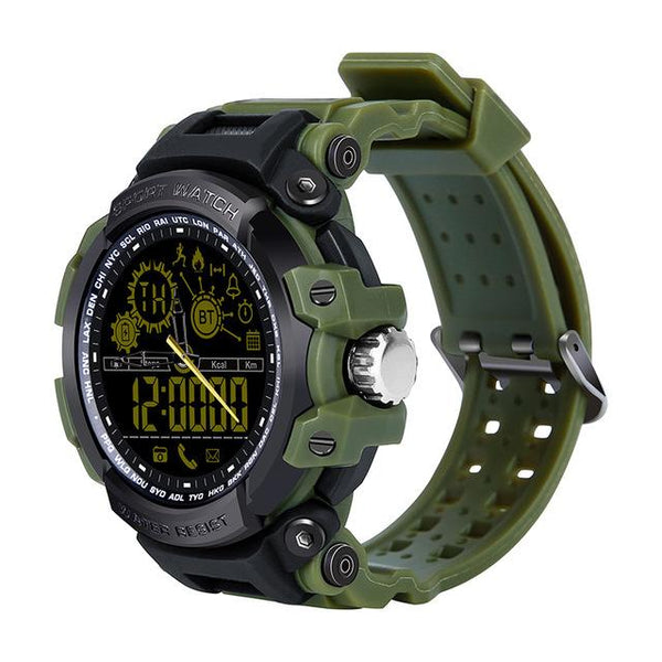 New Rugged Fitness Smartwatch Passometer Smart Clock Waterproof Watch Activities tracker for iPhone Android Phones