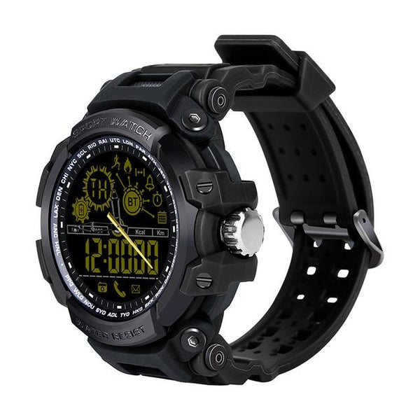 New Rugged Fitness Smartwatch Passometer Smart Clock Waterproof Watch Activities tracker for iPhone Android Phones