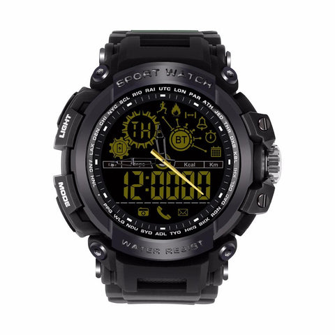 New Rugged Fitness Smartwatch Passometer Smart Clock Waterproof Watch Activities tracker for iPhone Android Phones