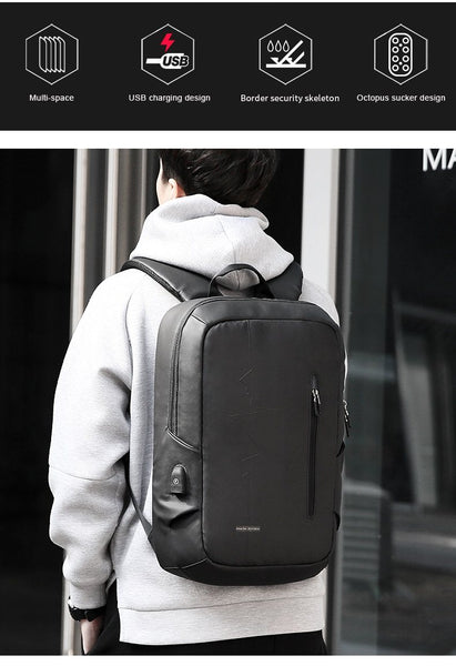 New Traveler's Multifunction USB Charging Backpack Large-Capacity 15.6 Inch Laptop Men Travel Business Backpack