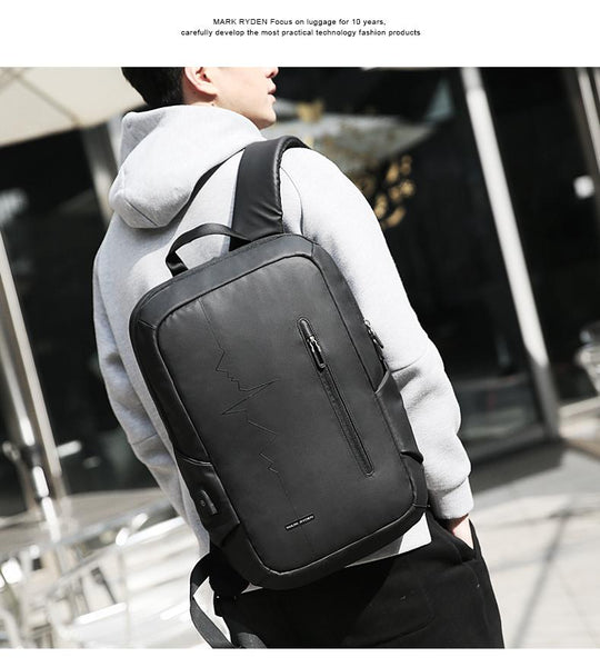 New Traveler's Multifunction USB Charging Backpack Large-Capacity 15.6 Inch Laptop Men Travel Business Backpack
