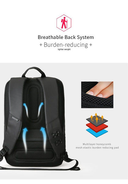 New Traveler's Multifunction USB Charging Backpack Large-Capacity 15.6 Inch Laptop Men Travel Business Backpack