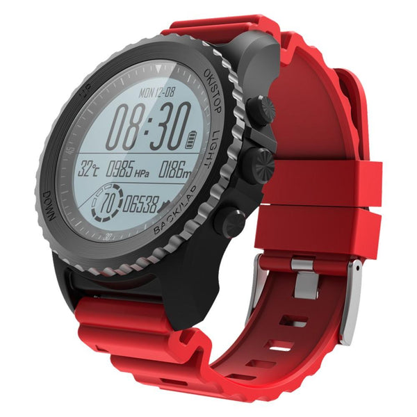 New GPS Sport Smart Watch Waterproof Sleep Heart Rate Monitor Thermometer Altimeter Pedometer GPS Smartwatch for IOS Android Windows