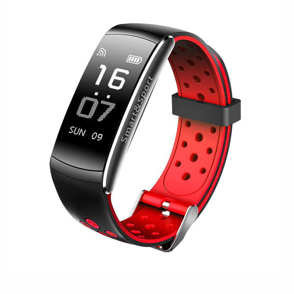 New IP68 Waterproof Smartband Watch Blood Pressure Heart Rate Monitor Smart Bracelet Fitness Tracker Bluetooth Wristband