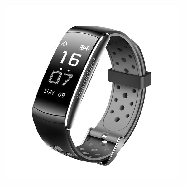 New IP68 Waterproof Smartband Watch Blood Pressure Heart Rate Monitor Smart Bracelet Fitness Tracker Bluetooth Wristband