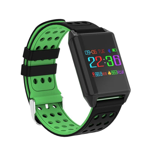 New 0.95 Inch OLED Color Screen Smart Watch Blood Oxygen Pressure Heart Rate Monitor Pedometer for Android IOS Windows